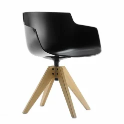 Discount Flow Slim Chair VN Eiken Onderstel Eetkamerstoelen