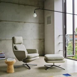 Discount Grand Relax Loungestoel + Ottoman Loungestoelen