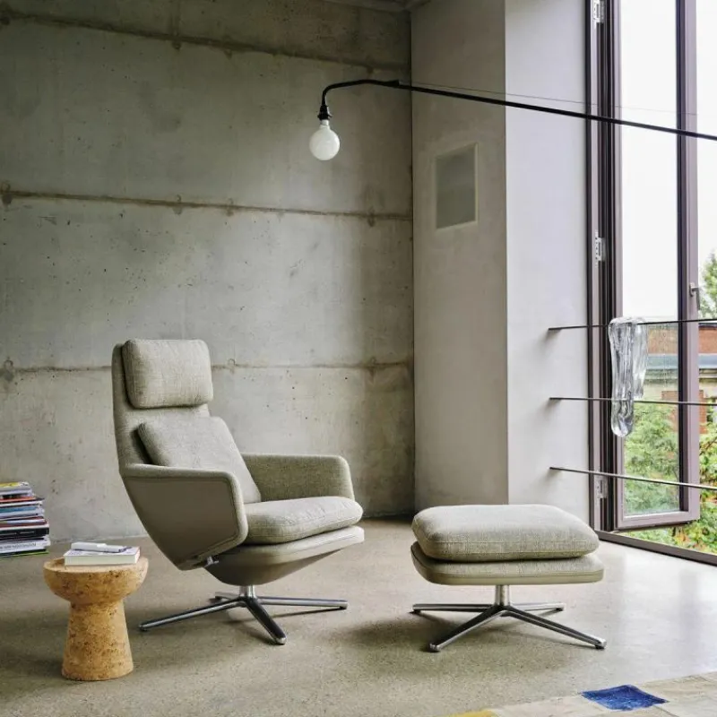 Discount Grand Relax Loungestoel + Ottoman Loungestoelen