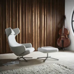 Clearance Grand Repos Loungestoel + Ottoman Loungestoelen