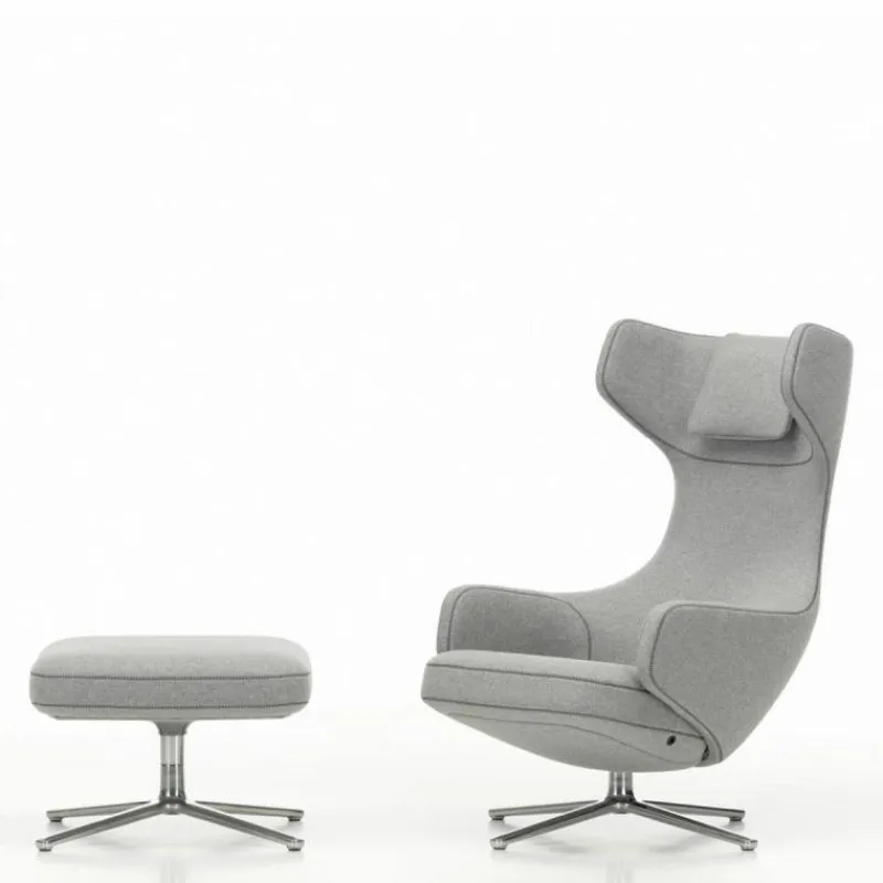 Clearance Grand Repos Loungestoel + Ottoman Loungestoelen