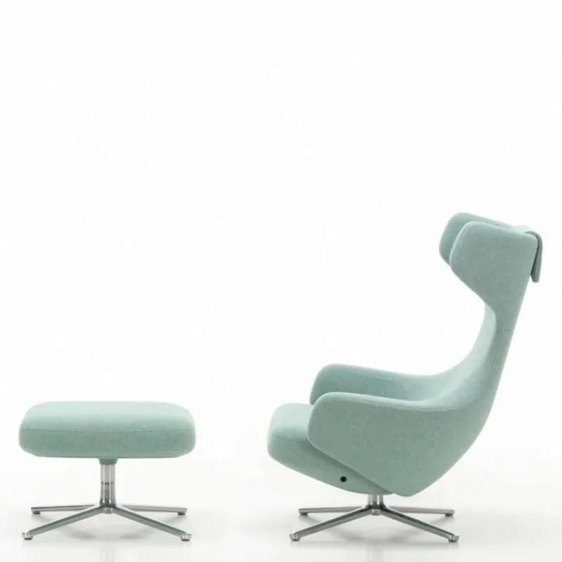 Clearance Grand Repos Loungestoel + Ottoman Loungestoelen