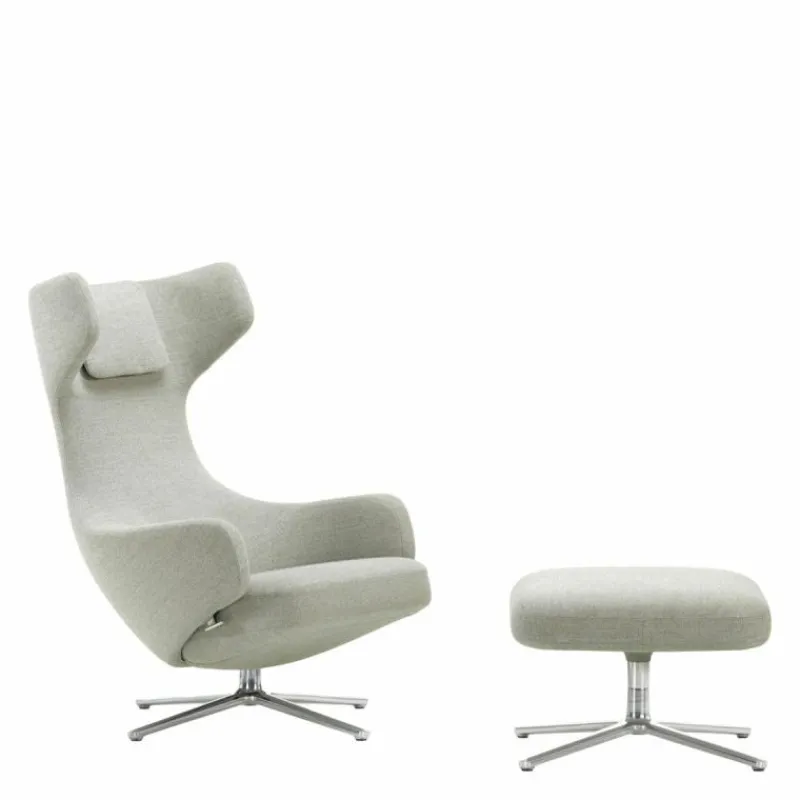 Clearance Grand Repos Loungestoel + Ottoman Loungestoelen