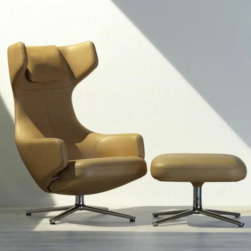 Clearance Grand Repos Loungestoel + Ottoman Loungestoelen