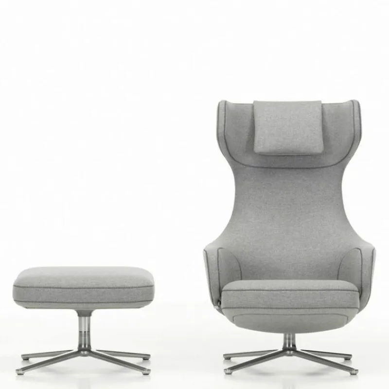 Clearance Grand Repos Loungestoel + Ottoman Loungestoelen