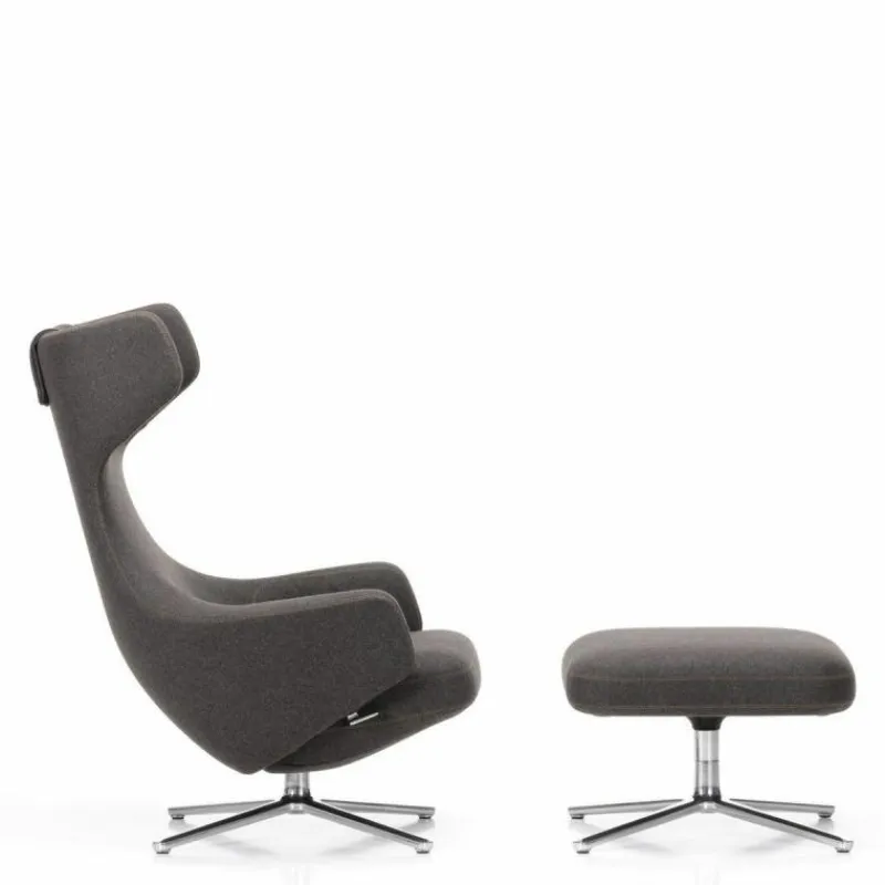 Clearance Grand Repos Loungestoel + Ottoman Loungestoelen