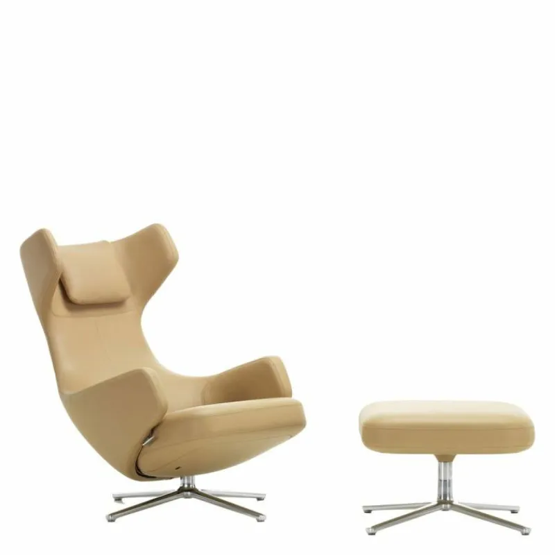 Clearance Grand Repos Loungestoel + Ottoman Loungestoelen