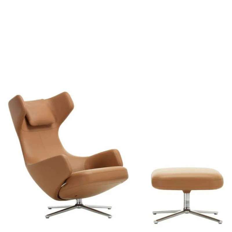 Clearance Grand Repos Loungestoel + Ottoman Loungestoelen