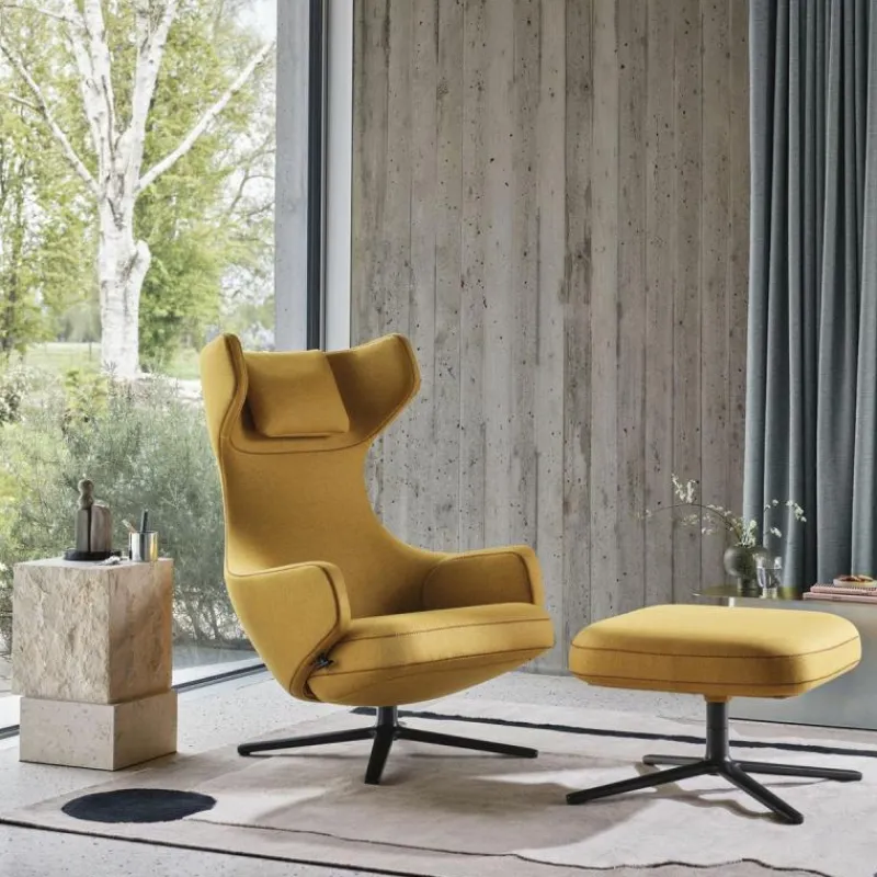 Clearance Grand Repos Loungestoel + Ottoman Loungestoelen