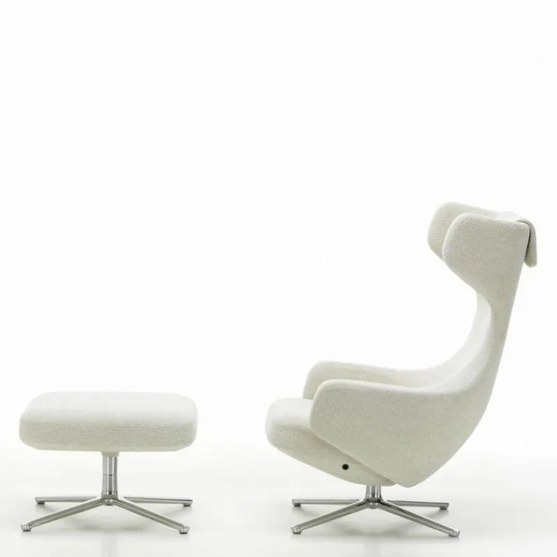 Clearance Grand Repos Loungestoel + Ottoman Loungestoelen