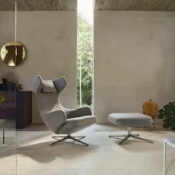 Clearance Grand Repos Loungestoel + Ottoman Loungestoelen