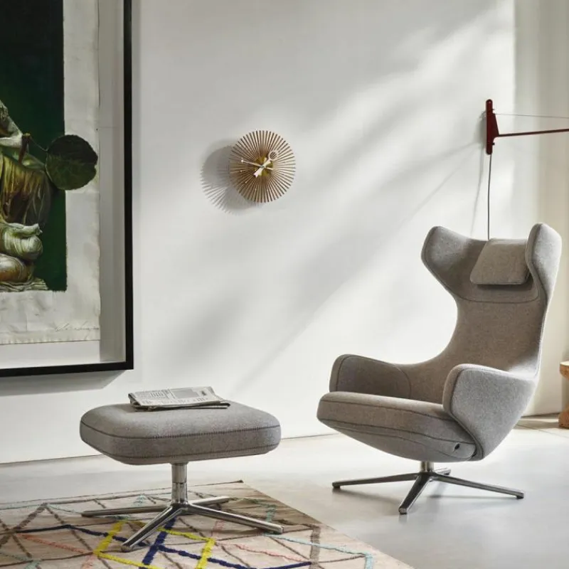 Clearance Grand Repos Loungestoel + Ottoman Loungestoelen