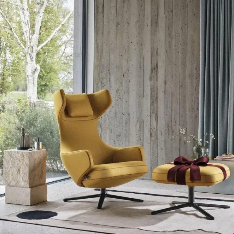 Clearance Grand Repos Loungestoel + Ottoman Loungestoelen