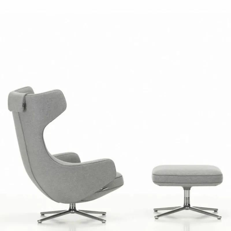Clearance Grand Repos Loungestoel + Ottoman Loungestoelen