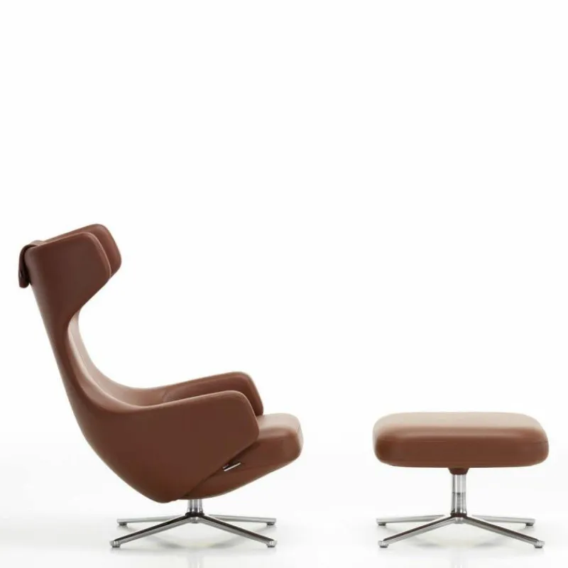 Clearance Grand Repos Loungestoel + Ottoman Loungestoelen