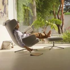 Clearance Grand Repos Loungestoel + Ottoman Loungestoelen