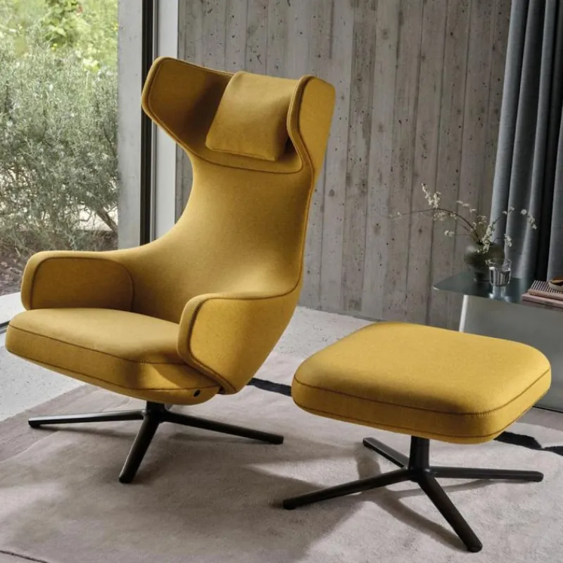 Clearance Grand Repos Loungestoel + Ottoman Loungestoelen