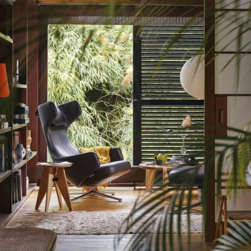 Clearance Grand Repos Loungestoel + Ottoman Loungestoelen