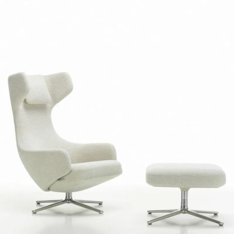 Clearance Grand Repos Loungestoel + Ottoman Loungestoelen