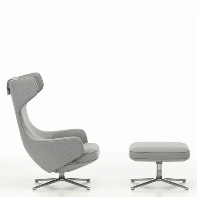 Clearance Grand Repos Loungestoel + Ottoman Loungestoelen