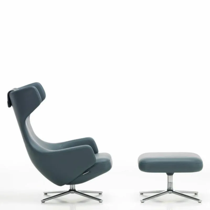 Clearance Grand Repos Loungestoel + Ottoman Loungestoelen