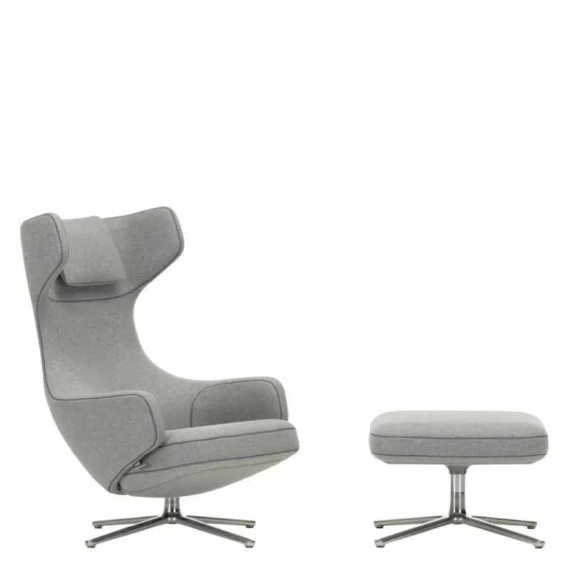 Clearance Grand Repos Loungestoel + Ottoman Loungestoelen