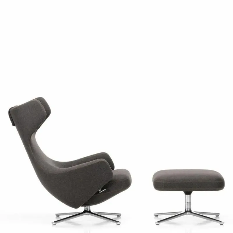 Clearance Grand Repos Loungestoel + Ottoman Loungestoelen