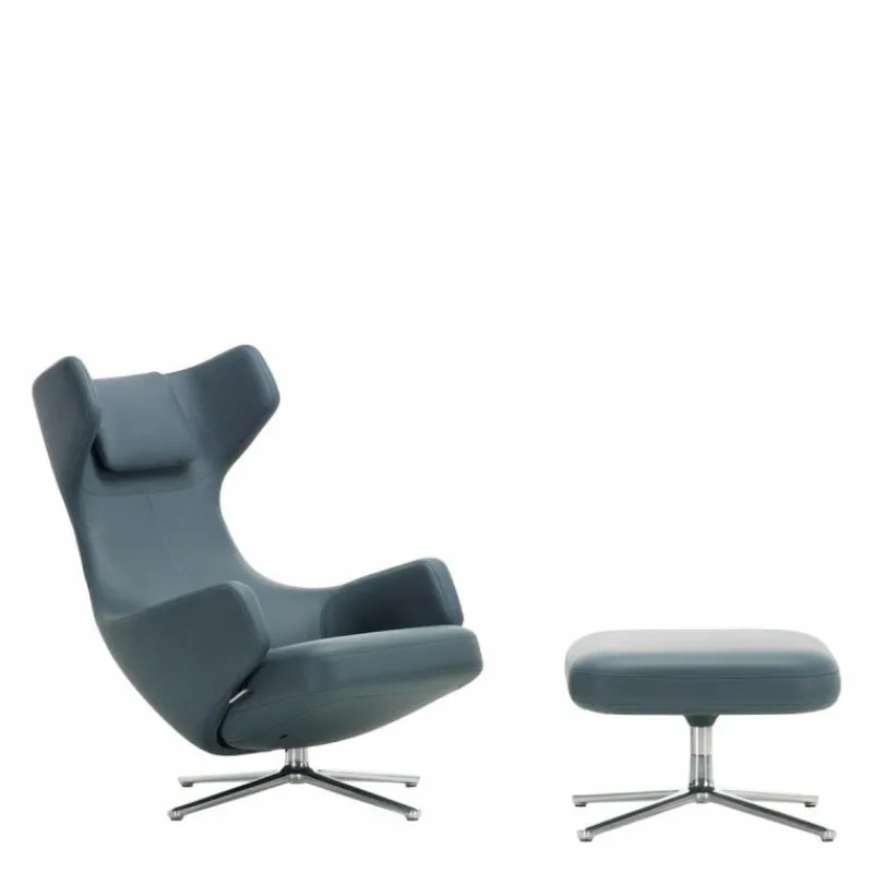 Clearance Grand Repos Loungestoel + Ottoman Loungestoelen