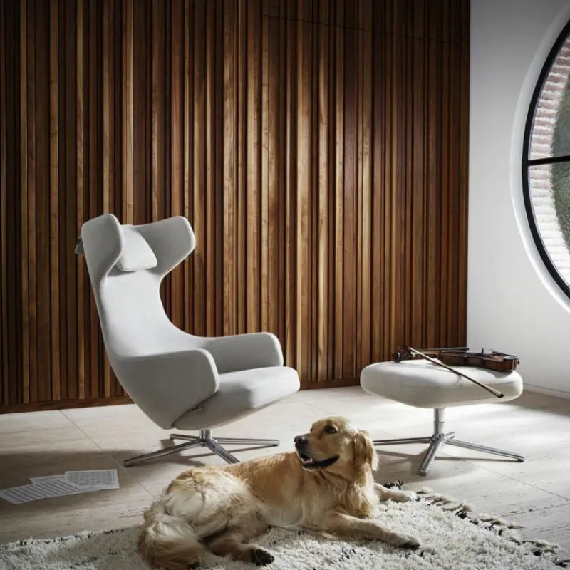 Clearance Grand Repos Loungestoel + Ottoman Loungestoelen