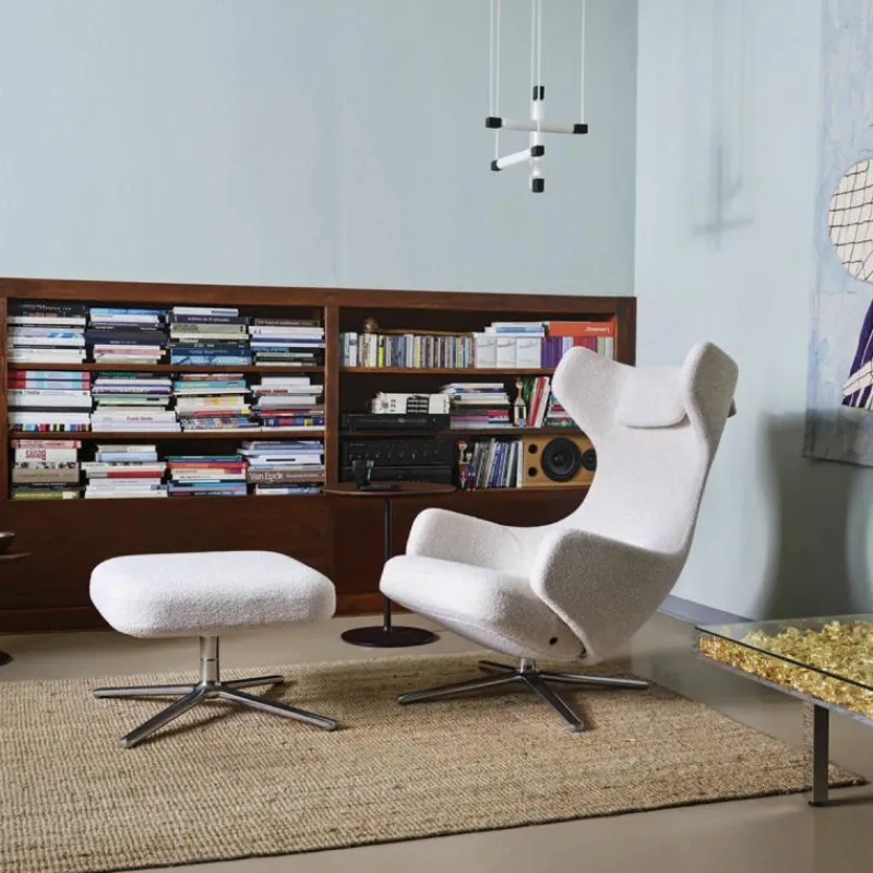 Clearance Grand Repos Loungestoel + Ottoman Loungestoelen