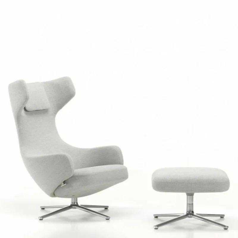 Clearance Grand Repos Loungestoel + Ottoman Loungestoelen