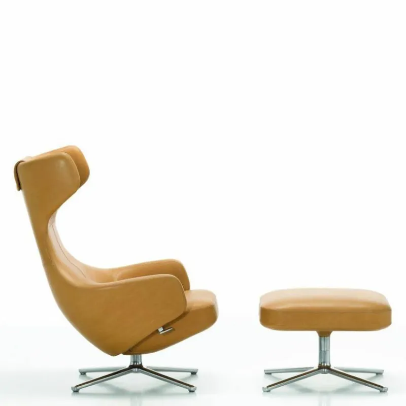 Clearance Grand Repos Loungestoel + Ottoman Loungestoelen