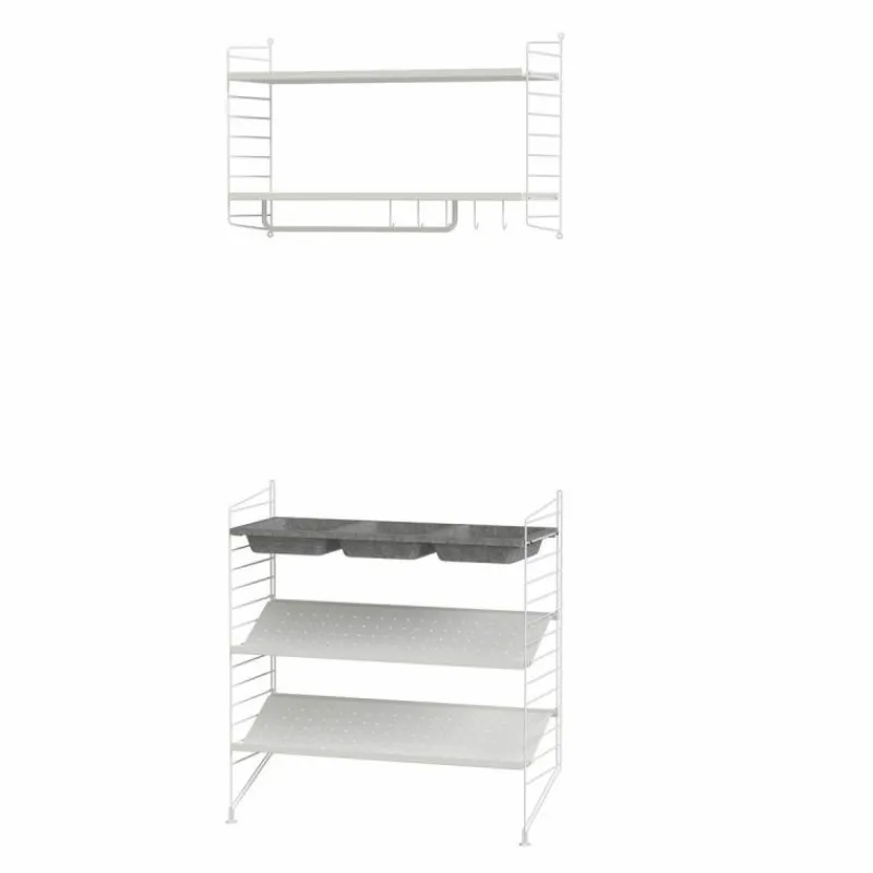 Hot Hal Combinatie 2 Opbergsystemen|Wandkasten