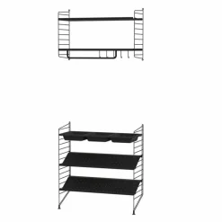 Hot Hal Combinatie 2 Opbergsystemen|Wandkasten