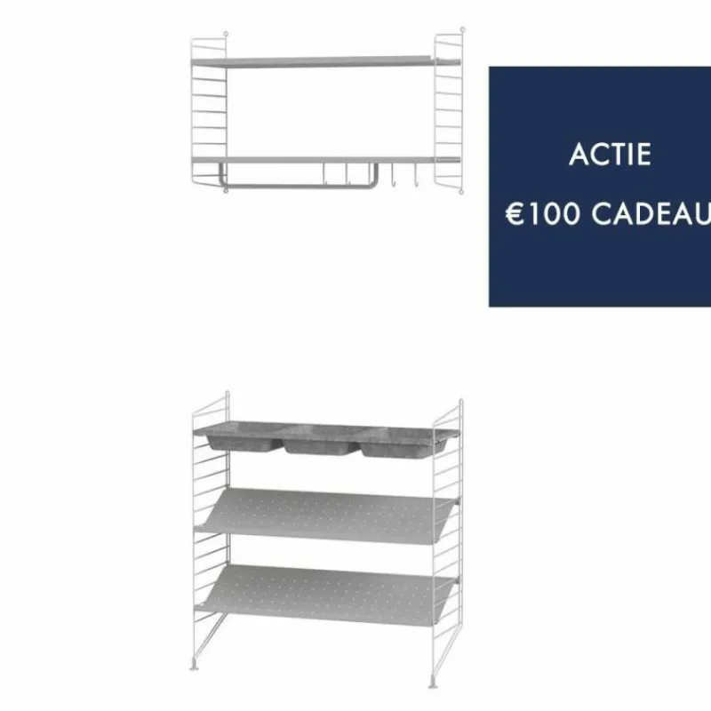 Hot Hal Combinatie 2 Opbergsystemen|Wandkasten