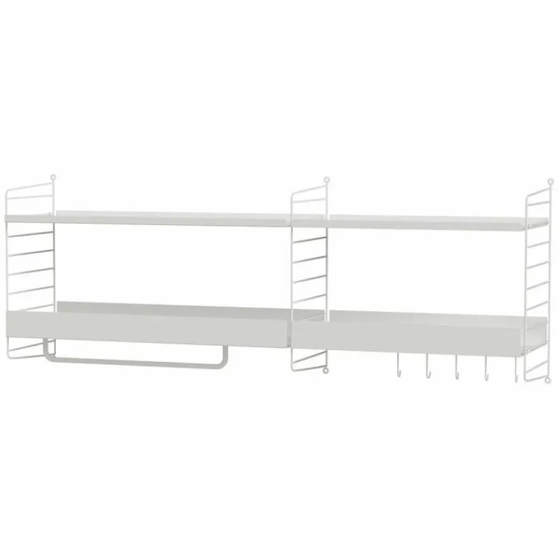 Discount Hal Combinatie 10 Kapstokken|Opbergsystemen