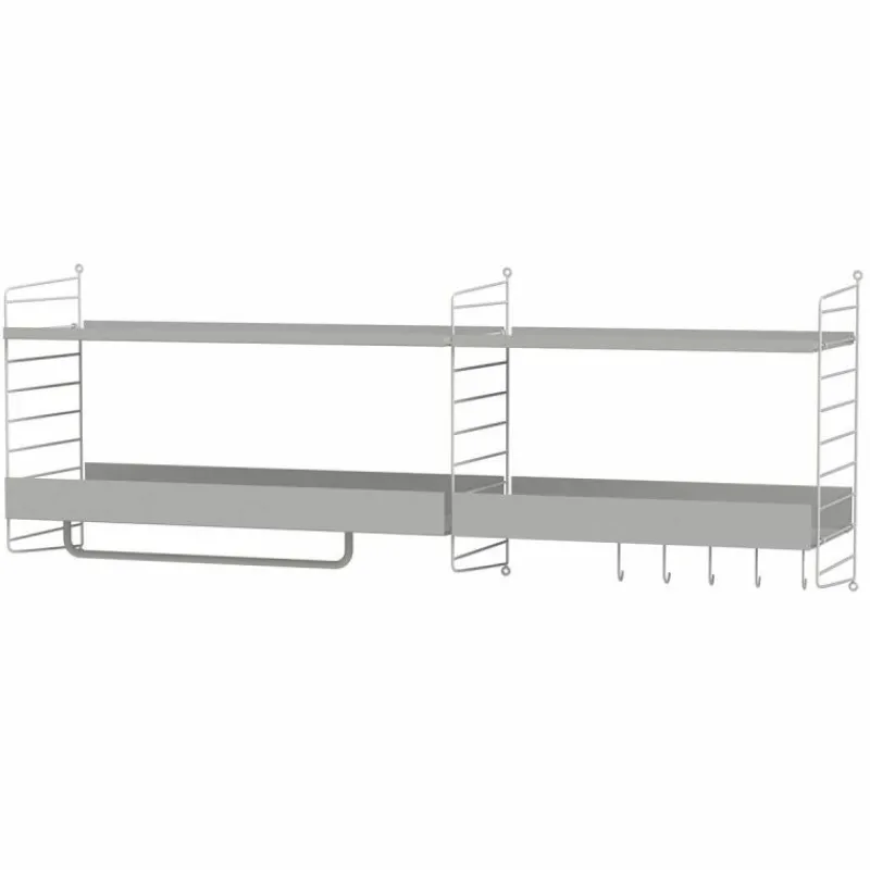 Discount Hal Combinatie 10 Kapstokken|Opbergsystemen