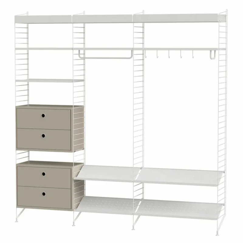 Best Hal Combinatie 16 Opbergsystemen|Wandkasten
