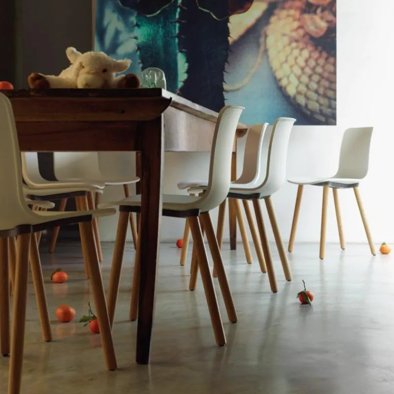 Hot HAL Wood Chair Stoel Eetkamerstoelen