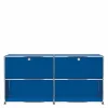Discount Haller Sideboard 2x2 met 2 Klepdeuren Boven Dressoirs|Opbergkasten