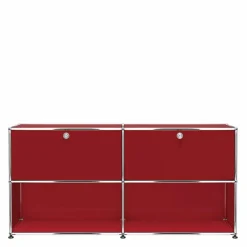 Discount Haller Sideboard 2x2 met 2 Klepdeuren Boven Dressoirs|Opbergkasten