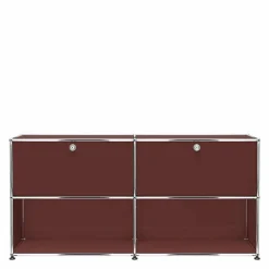 Discount Haller Sideboard 2x2 met 2 Klepdeuren Boven Dressoirs|Opbergkasten