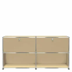 Discount Haller Sideboard 2x2 met 2 Klepdeuren Boven Dressoirs|Opbergkasten