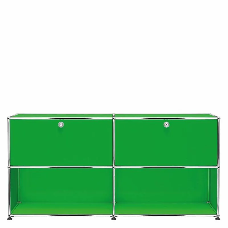 Discount Haller Sideboard 2x2 met 2 Klepdeuren Boven Dressoirs|Opbergkasten
