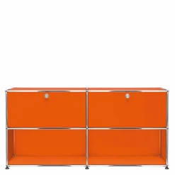 Discount Haller Sideboard 2x2 met 2 Klepdeuren Boven Dressoirs|Opbergkasten