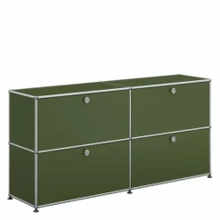 Discount Haller Sideboard 2x2 met 4 Klepdeuren Opbergkasten|Wandkasten