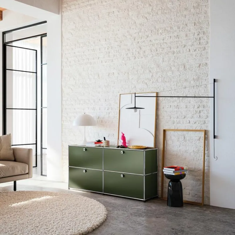 Discount Haller Sideboard 2x2 met 4 Klepdeuren Opbergkasten|Wandkasten