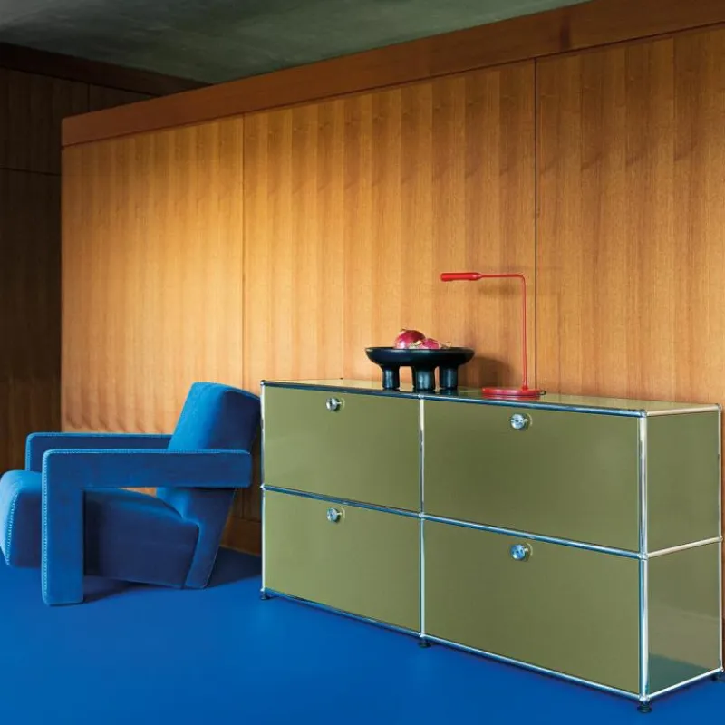 Discount Haller Sideboard 2x2 met 4 Klepdeuren Opbergkasten|Wandkasten
