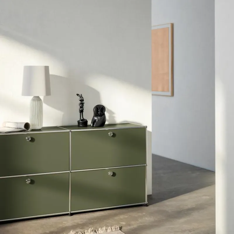 Discount Haller Sideboard 2x2 met 4 Klepdeuren Opbergkasten|Wandkasten