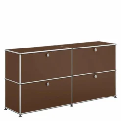 Discount Haller Sideboard 2x2 met 4 Klepdeuren Opbergkasten|Wandkasten